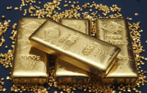 a47bcffe6e35e587e3ea943d8247b974 300x190 - Gold bars and granules are pictured at the Austrian Gold and Silver Separating Plant 'Oegussa' in Vienna