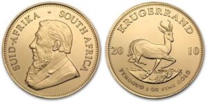 moneta juzhnoafrikanskij krjugerrand 300x148 - монета южноафриканский крюгерранд