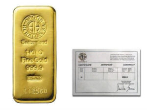 1 kilogram argor heraeus gold bar 300x225 - Купить слиток золота за криптовалюту